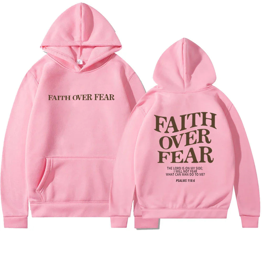 Faith Over Fear Hoodie Aura Malibu